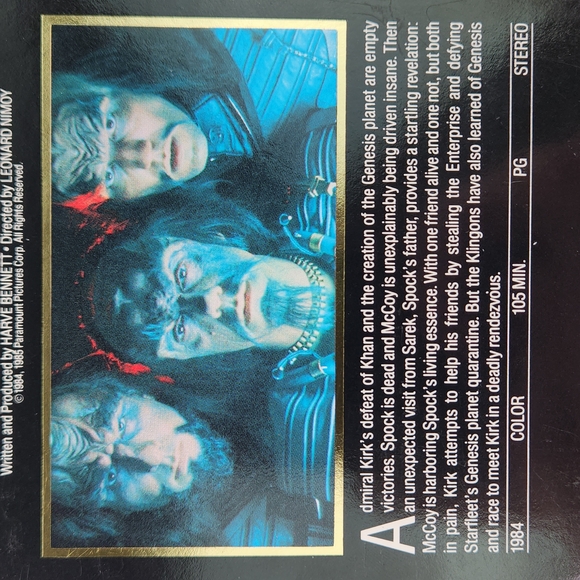 STAR Trek III: The search For Spock, Special Collector's Series VHS 1984 - Picture 9 of 10